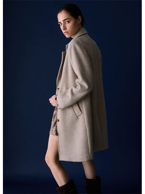 Cappotto midi in panno LIU JO | WF6411T720A/X0346